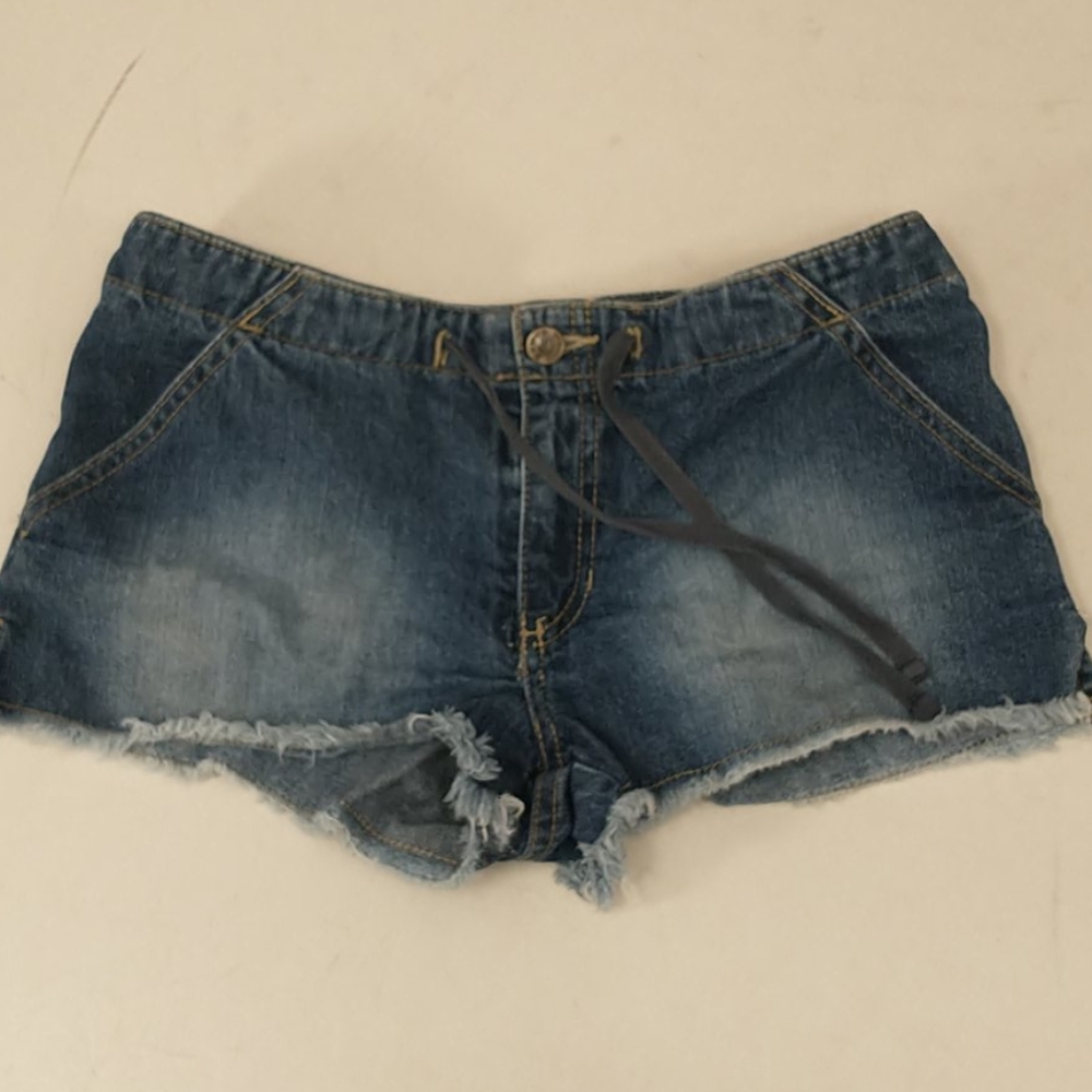 Vintage Denim Short Shorts BeBop Cut Off Low Rise 100% Cotton See measurements